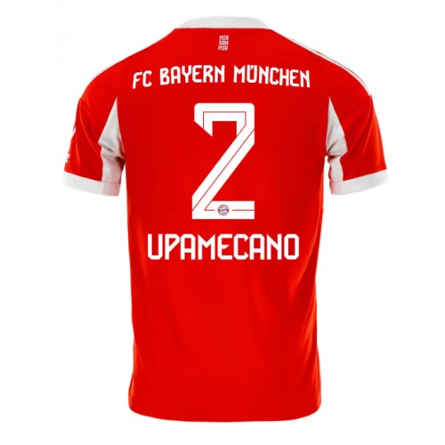 Bayern Munich Dayot Upamecano #2 Hemmatröja 2025-26 Kortärmad Bayern Munich Dayot Upamecano #2 Hemmatröja 2025-26 Kortärmad